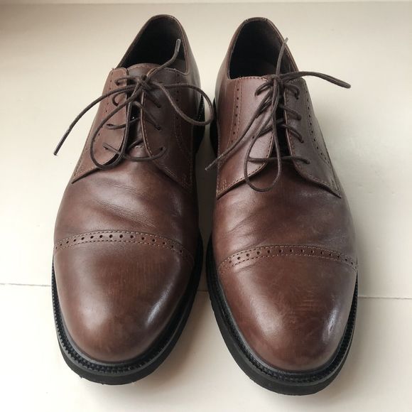 Rockport Dressports Men\'s Comfort Shoes Size 10 1/2 W Leather Brown main image 11